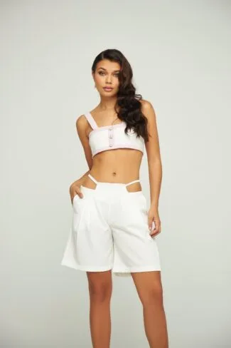 Praga Short Blanca